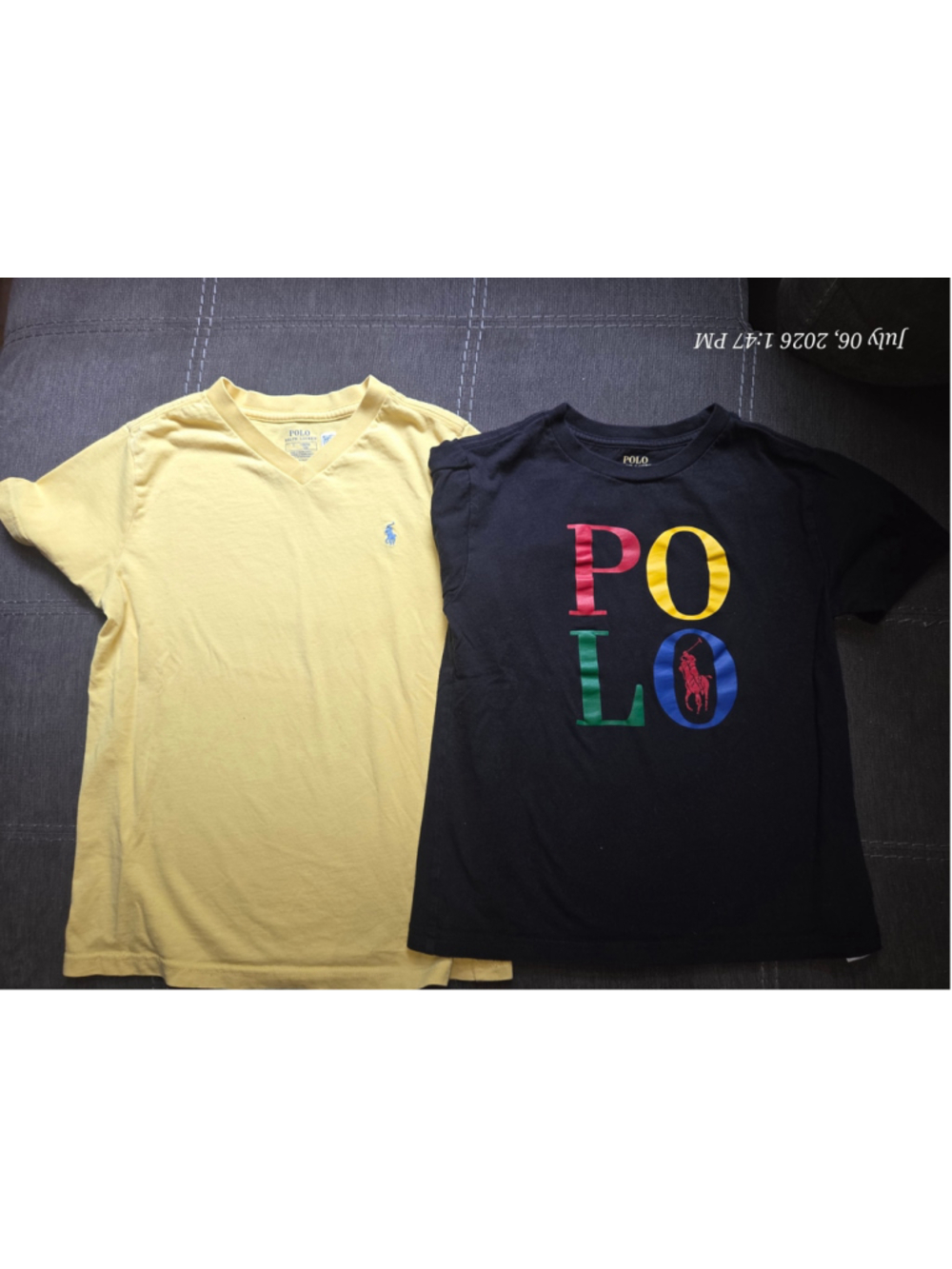 Lot of Boy's Polo Ralph Lauren Short Sleeve Tops - Picture 3 of 4